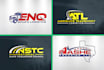 create transport logistics trucking logo design