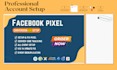 create and setup facebook page, business page, ads and pixel