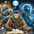 create dnd character art and sci fi concept art