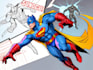draw superhero action comic art illustration