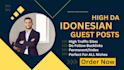 publish guest post on high traffic indonesian sites