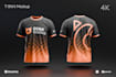 create a 3d clothing apparel design and mockup for graphic template