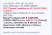 draft reply to india customs and gst notices and facilitate customs clearance