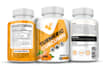 do premium protein supplement label design with 3d mockup