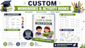 design educational worksheets, workbooks and activity books