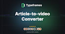 instantly convert article into catchy videos