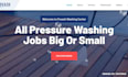 pressure washing website, power washing, junk removal website booking workiz