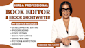 proofread, developmental book edit, format fiction novel, memoir ebook writer