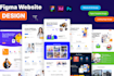 do figma website design, figma landing page ui ux design