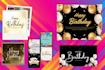 create birthday invitation, greeting, thankyou, cards, poster
