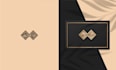 design square kufic calligraphy arabic logo