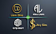 do modern unique 3d professional logo design