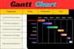 create a gantt chart schedule, ms projects and excel plan