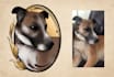 design a full color pet or animal portrait for you