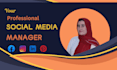 be your social media marketing manager