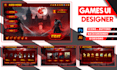 design professional 2d and 3d game UI UX for mobile and PC