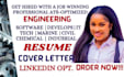 write engineering, IT, tech, industrial, and software resume in 24hr
