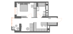 make 2d floor plan or wall layout