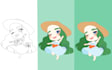 draw cute full body chibi characters