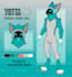 draw custom protogen fursona ref sheet