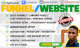 build expert gohighlevel sales funnels and webinarjam landing pages ghl
