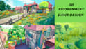 do 3d environment,3d design, game environment game design 3d animation scene