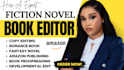 book edit proofread scifiction romance fantasy memoir novel, film deck book