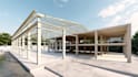 create 3d model for warehouse and others steel structure, building with sketchup