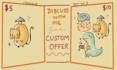draw cute doodle illustrations for stickers