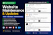fix HTML, CSS and javascript bugs on your website