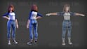 create retro ps1 ps2 n64 3d game ready character model