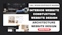 design interior website construction website architecture website usingwordpress