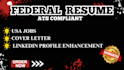 write federal, military, government, usajobs, ats resume