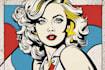 draw a retro pop art roy lichtenstein style