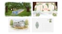 illustrate your wedding venue in watercolor realistically
