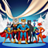create super hero animals illustration