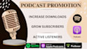 do podcast promotion organically to active listeners