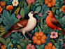 draw an animal and botanical illustration