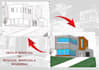 design sustainable architecture concepts with floor plans and renderings