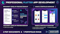 develop a custom flutter mobile app for ios and android