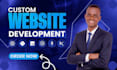 do full stack web app development, custom website, frontend backend developer