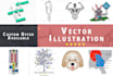 do vector graphics, map illustrations, and patent drawings