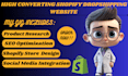 create shopify website redesign shopify dropshipping store