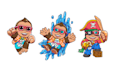 create doodle illustration logo and mascot