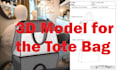 design bags with tech pack, cad pattern and 3d models