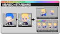 make animated pngtuber, vtuber in a pixel art anime style