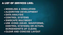 develop professional matlab code, simulink models, simscape simulations