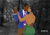 create love scene with different background
