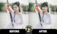 change face swap head and color adjustments professionally