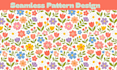 design seamless pattern , repeat pattern and textile design